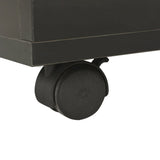 NNEVL Coffee Table High Gloss Black 60x60x35 cm Chipboard