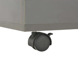 NNEVL Coffee Table High Gloss Grey 60x60x35 cm Chipboard