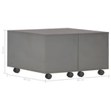 NNEVL Coffee Table High Gloss Grey 60x60x35 cm Chipboard