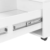 NNEVL Coffee Table High Gloss White 120x60x35 cm