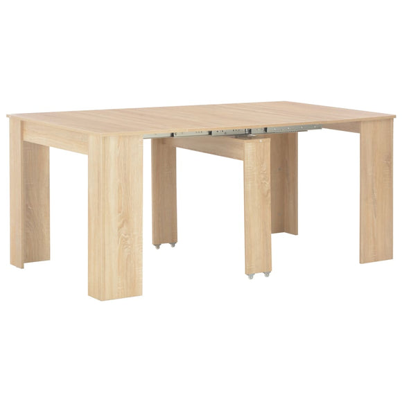 NNEVL Extendable Dining Table Sonoma Oak 175x90x75 cm