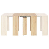 NNEVL Extendable Dining Table Sonoma Oak 175x90x75 cm