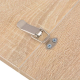 NNEVL Extendable Dining Table Sonoma Oak 175x90x75 cm