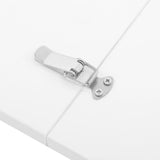 NNEVL Extendable Dining Table High Gloss White 175x90x75 cm