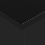 NNEVL Extendable Dining Table High Gloss Black 175x90x75 cm