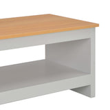 NNEVL Coffee Table Grey 105x47x42 cm
