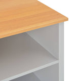 NNEVL TV Cabinet Grey 95x39x58 cm