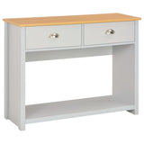 NNEVL Console Table Grey 97x35x76 cm