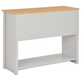 NNEVL Console Table Grey 97x35x76 cm