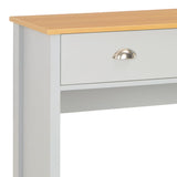 NNEVL Console Table Grey 97x35x76 cm