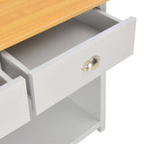 NNEVL Console Table Grey 97x35x76 cm