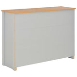 NNEVL Sideboard Grey 112x35x81 cm