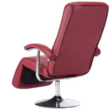 NNEVL TV Armchair Wine Red Faux Leather