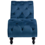 NNEVL Chaise Lounge Blue Velvet