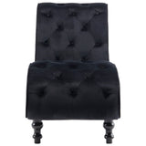 NNEVL Chaise Lounge Black Velvet