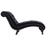 NNEVL Chaise Lounge Black Velvet