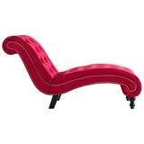 NNEVL Chaise Lounge Red Velvet
