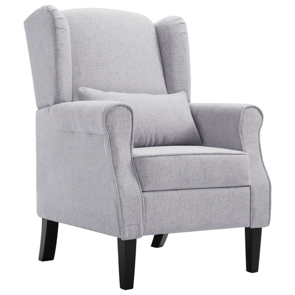 NNEVL Armchair Light Grey Fabric