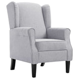 NNEVL Armchair Light Grey Fabric