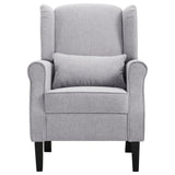 NNEVL Armchair Light Grey Fabric