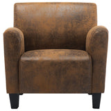 NNEVL Sofa Chair Brown Faux Suede Leather