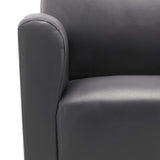 NNEVL Sofa Chair Grey Faux Leather