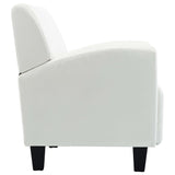 NNEVL Sofa Chair White Faux Leather