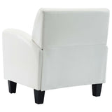 NNEVL Sofa Chair White Faux Leather