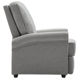 NNEVL TV Recliner Chair Light Grey Fabric