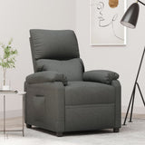 NNEVL TV Recliner Dark Grey Fabric