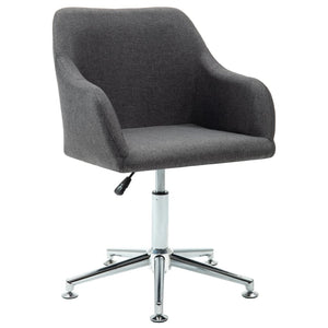 NNEVL Swivel Dining Chair Dark Grey Fabric