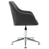 NNEVL Swivel Dining Chair Dark Grey Fabric