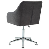 NNEVL Swivel Dining Chair Dark Grey Fabric