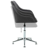 NNEVL Swivel Dining Chair Dark Grey Fabric