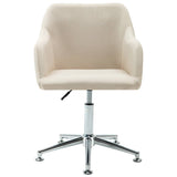 NNEVL Swivel Dining Chair Cream Fabric