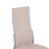 NNEVL Dining Chairs 4 pcs Cappuccino Faux Leather