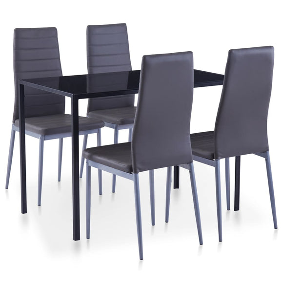 NNEVL Five Piece Dining Set Grey