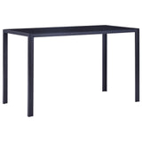 NNEVL Seven Piece Dining Set Wine Red