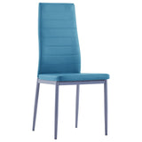 NNEVL Five Piece Dining Set Blue