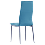 NNEVL Five Piece Dining Set Blue