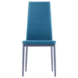 NNEVL Seven Piece Dining Set Blue