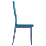 NNEVL Seven Piece Dining Set Blue