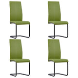 NNEVL  Dining Chairs 4 pcs Green Faux Leather