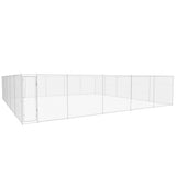 NNEVL Outdoor Dog Kennel Galvanised Steel 950x950x185 cm