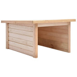 NNEVL Lawn Mower Garage 92x104x59.5 cm Solid Pine Wood 19 mm