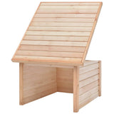 NNEVL Lawn Mower Garage 92x104x59.5 cm Solid Pine Wood 19 mm
