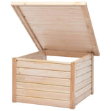 NNEVL Lawn Mower Garage 92x104x59.5 cm Solid Pine Wood 19 mm