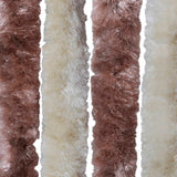 NNEVL Insect Curtain Beige and Light Brown 56x185 cm Chenille
