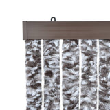 NNEVL Insect Curtain Brown and Beige 90x220 cm Chenille