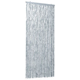 NNEVL Insect Curtain White and Grey 90x220 cm Chenille